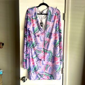 New summer dress 👗 Mermaid color pattern. Fun and flirty. New with Tags